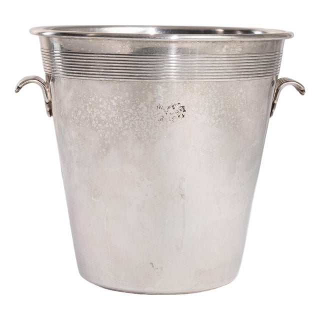 Mid 20th Century France Silver Ice Bucket For Sale