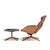 Plycraft George Mulhauser for Plycraft Mr Chair Mid Century Lounge Chair and Ottoman For Sale - Image 4 of 10