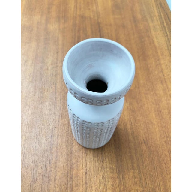 White Mid-Century German Vase from Wächtersbach, 1960s For Sale - Image 8 of 15