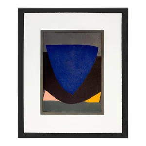 Victor Vasarely Limited Edition Original Lithograph W/Custom Frame
