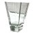 Art Deco Faceted Crystal Glass Vase. Style of Moser For Sale