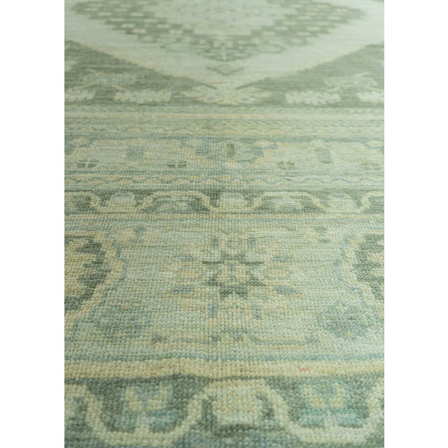 Turkish Turkish Oushak Antique Look Rug 8'4" x 10'6" #20071 For Sale - Image 3 of 8