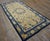 Chinese 1820s Yellow Medallion Antique W. Chinese Ningxia Rug 5'4" X 9'8" Handknotted Wool Carpet For Sale - Image 3 of 12
