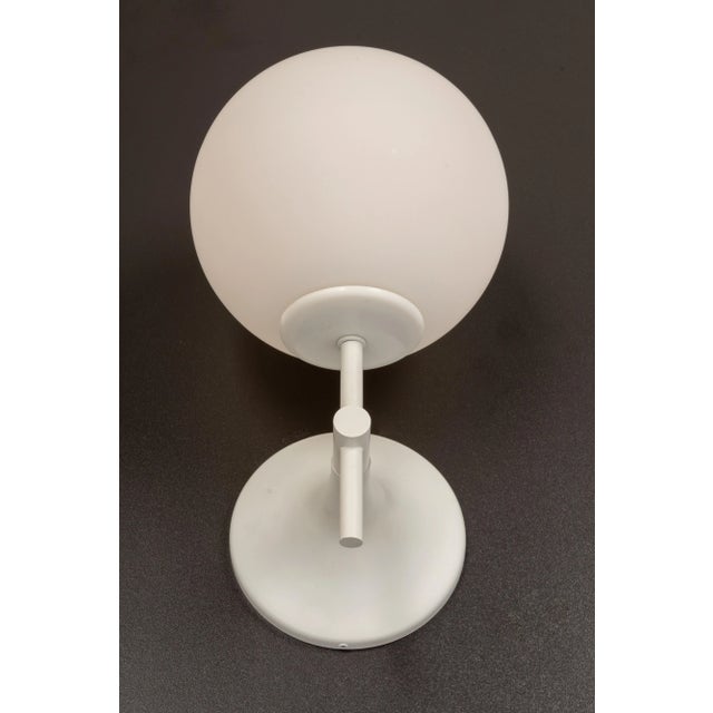 Mid-Century Modern Opal Glass Wall Light Sconces from Temde, Switzerland, 1960s, Set of 2 For Sale - Image 3 of 7