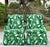 Vintage Coastal Palm Frond Skirted Wingback Chairs - a Pair For Sale - Image 17 of 18