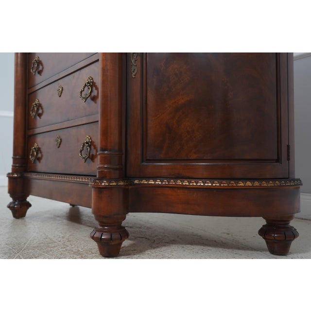 Brown Century Large Mahogany Gentleman’s Dresser Chest For Sale - Image 8 of 18