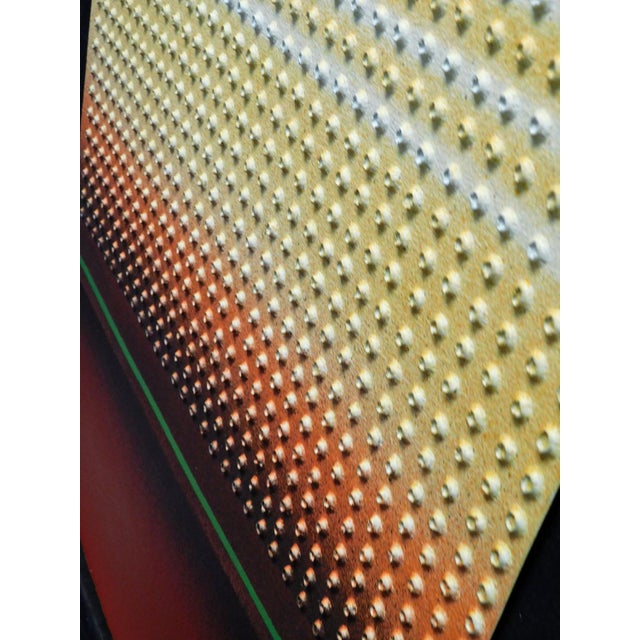 1970s Paul Maxwell #713-C Art Stencil Casting, Signed Artwork 3-D Textured For Sale - Image 4 of 9