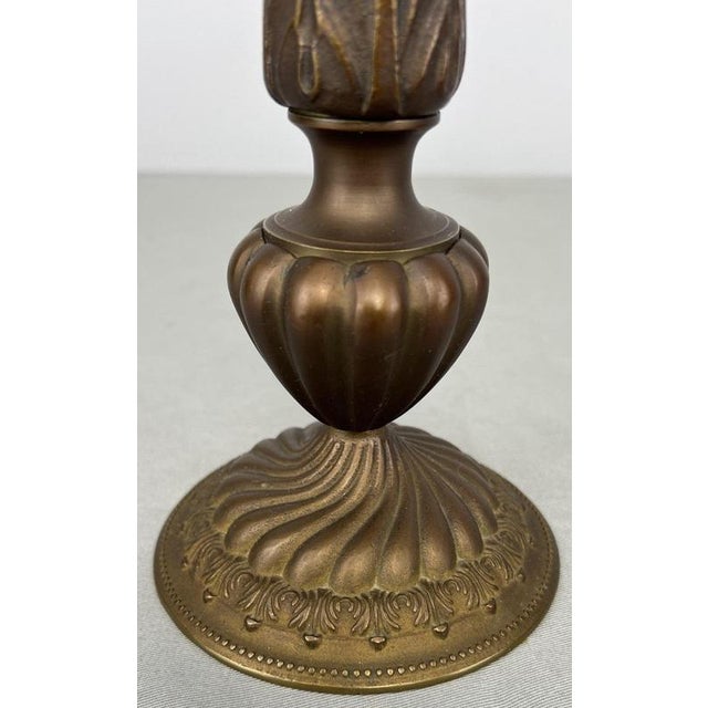 Gold Vintage Italian 5-Arm Candelabra For Sale - Image 8 of 12