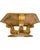 Mid 20th Century Vintage Italian Florentine Hexagon Coffee Table Hand Painted Gold Gilt Hollywood Regency For Sale - Image 5 of 14