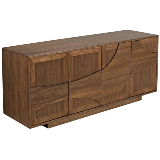 Not Yet Made - Made To Order NOIR Collage Sideboard, Dark Walnut For Sale - Image 5 of 9
