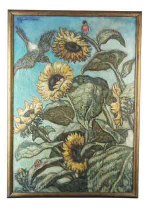 Wilhelm Guntermann, Still Life, 1900s, Oil on Canvas, Framed