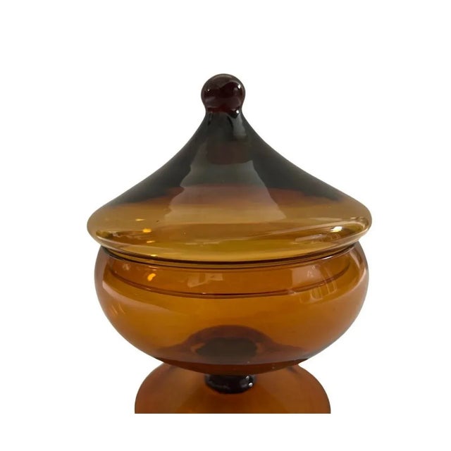 We have for your consideration a very beautiful apothecary jar glass manufactured by empoli and manufactured in Italy in...