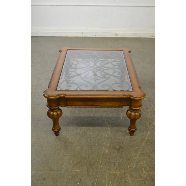 Ethan Allen Devereaux Tuscan Style Coffee Table (B) Chairish