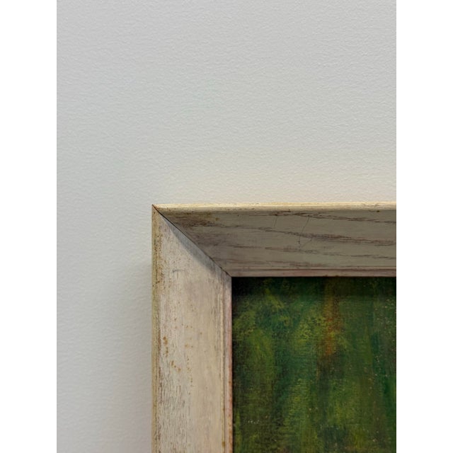 Vintage Oil Painting by Geraldine Alloway, "Grandma's Churn" For Sale In Nashville - Image 6 of 10