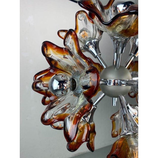 Murano Sputnik Chandelier, Italy, 1960s For Sale - Image 13 of 16