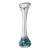 Aseda Glasbruk Blue Millifiori Bud Vase Jack of the Pulpit For Sale