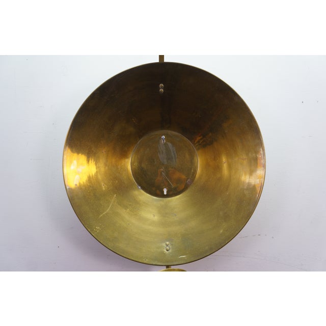 Late 20th Century AA Imports Brass Kerosene Hurricane Oil Lantern Sconce W Backplate Reflector For Sale - Image 17 of 17
