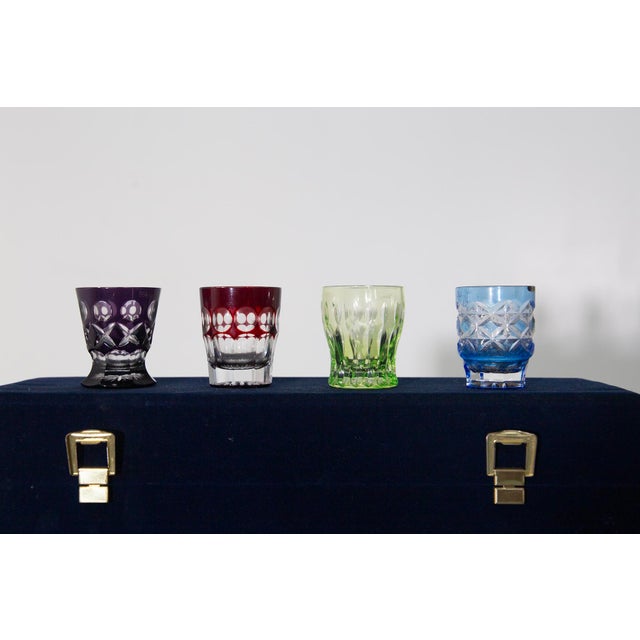 Crystal Vodka Nazdrovia Shot Glasses from Imperial Faberge, 2000s For Sale - Image 10 of 11