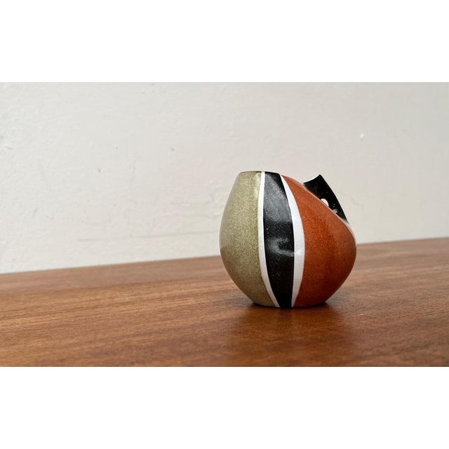 Mid-Century German Ceramic Vase from Krösselbach Keramik, 1960s For Sale - Image 15 of 17