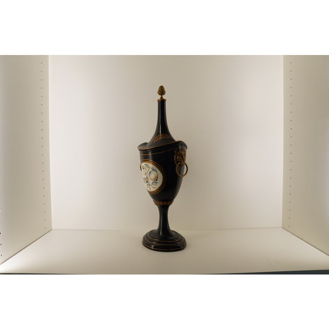 Vintage Italian Floral Urn For Sale - Image 13 of 16