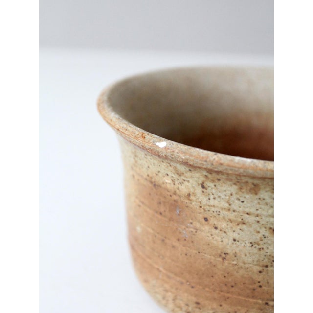 Vintage Studio Pottery Bowl Cachepot For Sale - Image 4 of 12