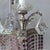 1940s 1940's Hollywood Regency Silvered Metal With Amethyst & Pink Cut Austrian Crystal Waterfall Wall Sconces a - Pair For Sale - Image 5 of 18