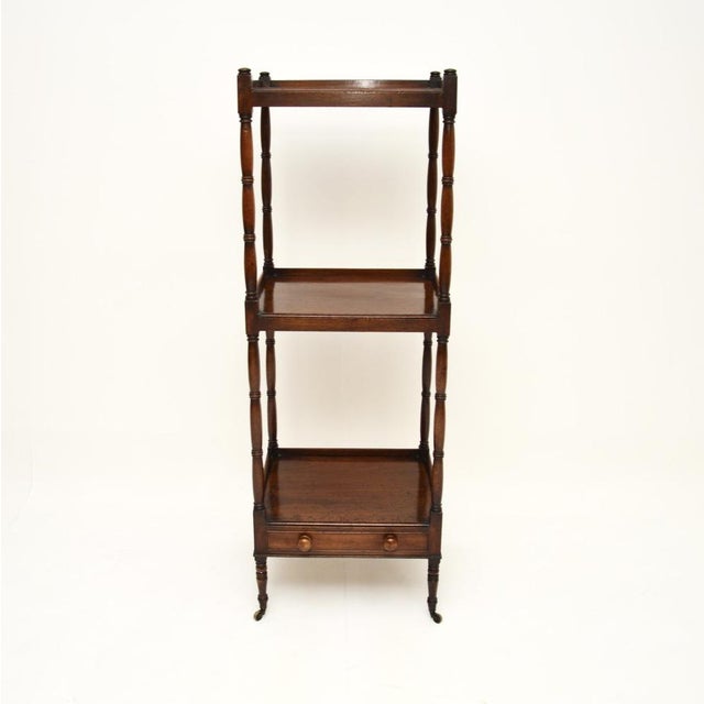 A smart and very useful antique Georgian period whatnot stand. This was made in England, it dates from around the...