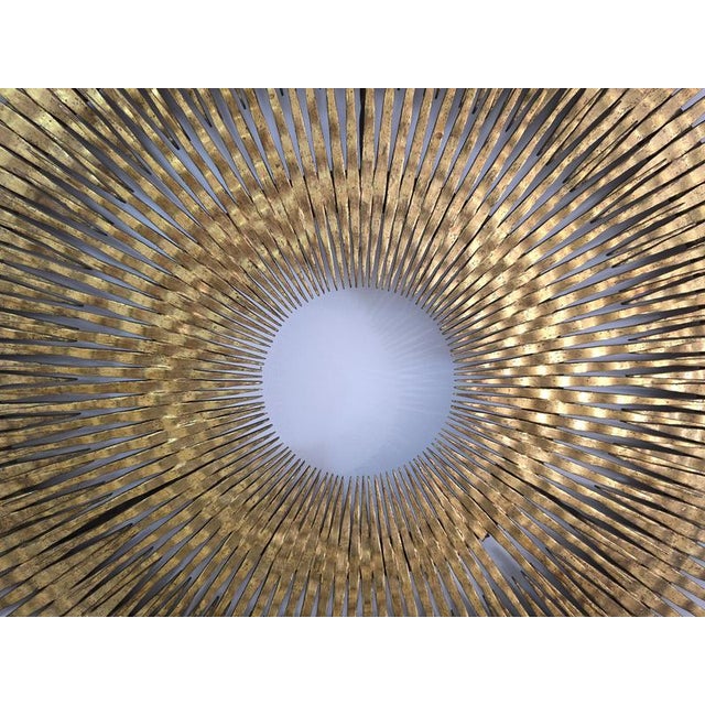 18th Century Gilt Carved Wooden Sunburst For Sale - Image 13 of 18
