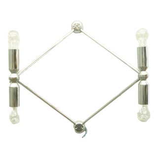 Space-Age Wall Lamp in Chrome from Kinkeldey Studio, 1960s For Sale