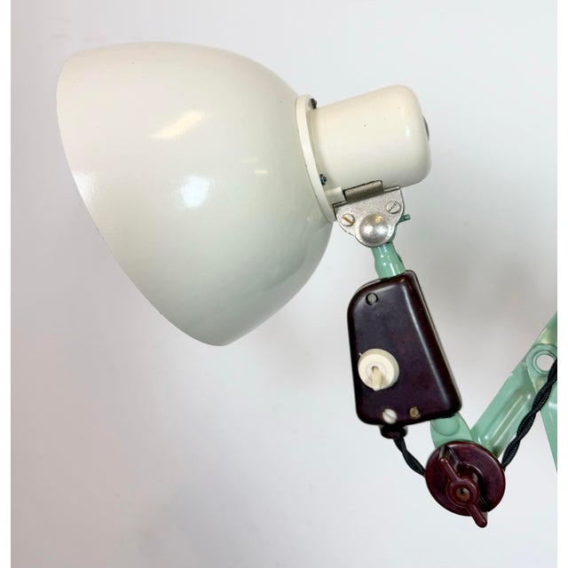 Mid-Century Modern Industrial East German Scissor Lamp from Veb Zweckleuchtenbau Dresden, 1950s For Sale - Image 3 of 18