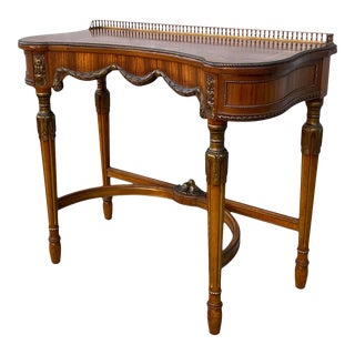 1930s Sligh Furniture Company Burl Vanity For Sale
