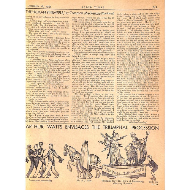 White Rex Whistler “Radio Times Christmas Number” December 1931 For Sale - Image 8 of 10