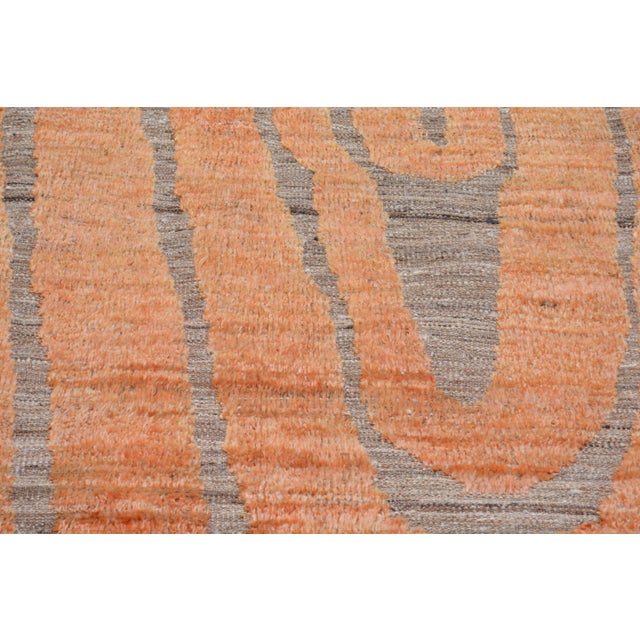 2010s Moroccan Hand Knotted Wool Rug, 8'4"x10'3" For Sale - Image 5 of 6