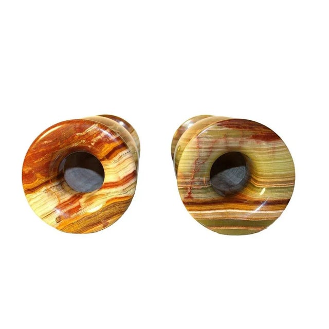 Large Onyx Vases, 1950s, Set of 2 For Sale - Image 4 of 13