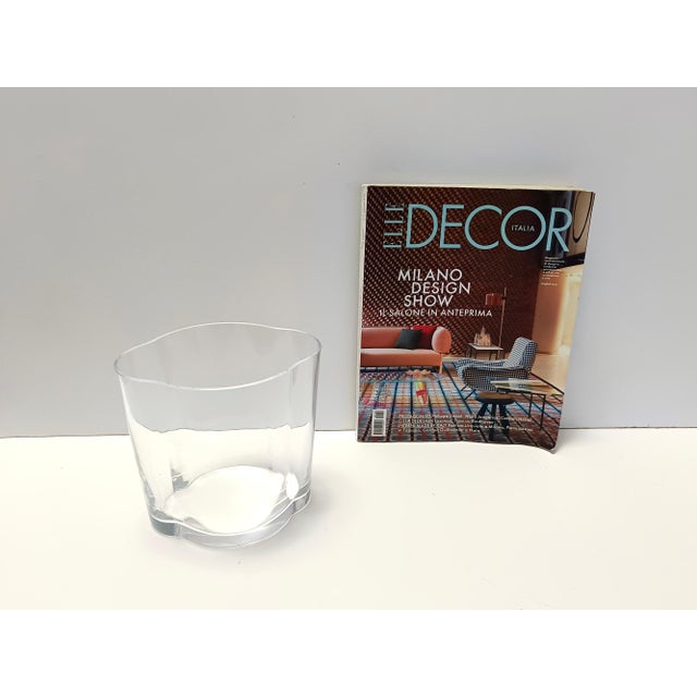 Transparent Murano Glass Vase by Carlo Moretti, Italy, 1990s For Sale - Image 3 of 10