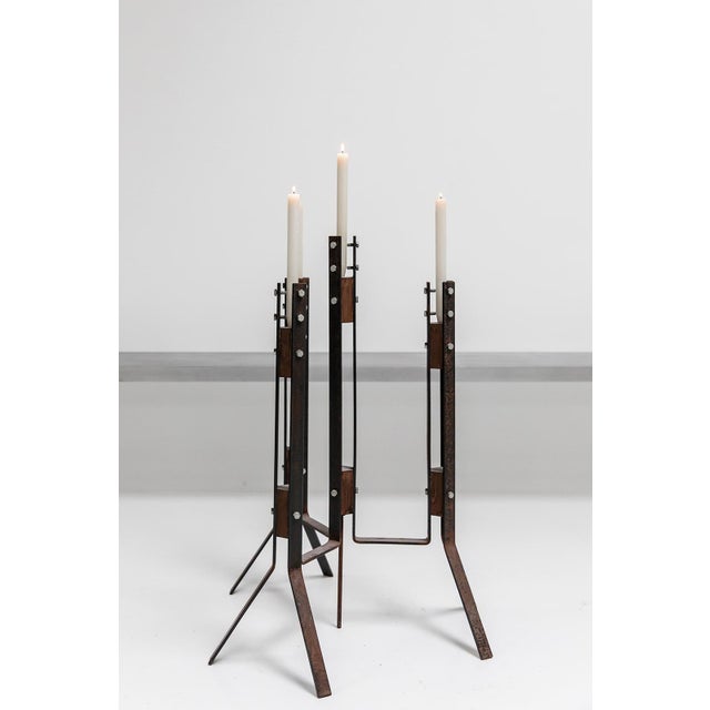 Candlebras by Gerard Kuijpers, 1980s, Set of 4 For Sale - Image 9 of 17