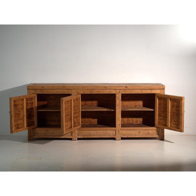 1920s Wooden Sideboard with Three Doors, 1920s For Sale - Image 5 of 13
