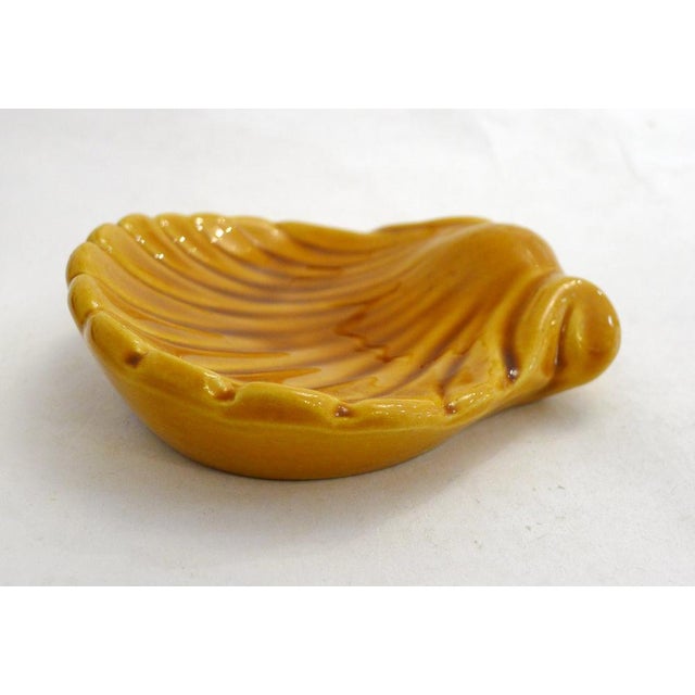 Ceramic Mid-Century Shell-Shaped Dish, Vallauris, 1950s For Sale - Image 7 of 11