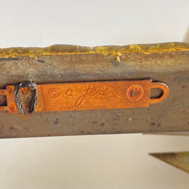 Mid Century Curtis Jere Shore Birds Metal Wall Art Sculpture Sailboat