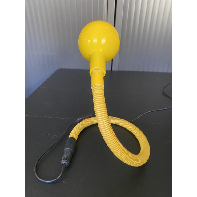 Vintage Pop Yellow Hebi Lamp by Isao Hosoe for Valenti, 1970s For Sale - Image 15 of 18