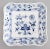 Antique Meissen Blue Onion Square Scalloped Porcelain Dish For Sale - Image 10 of 10