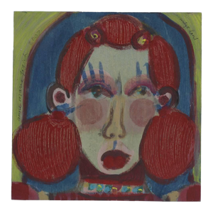 Anne Marie Grgich, "Candy's Land" 2007, Acrylic on Panel, Outsider Folk Art