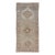 Vintage Turkish Kars Runner in Brown Color, Tan, Taupe and Soft Orange For Sale