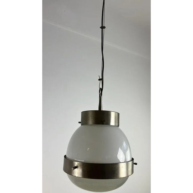 Mid-Century Modern Model Delta Pendant Light by Sergio Mazza for Artemide, 1960s For Sale - Image 9 of 12