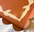 Mid-Century Modern Late 20th Century Hand Painted Scalloped Bow Tray For Sale - Image 3 of 6