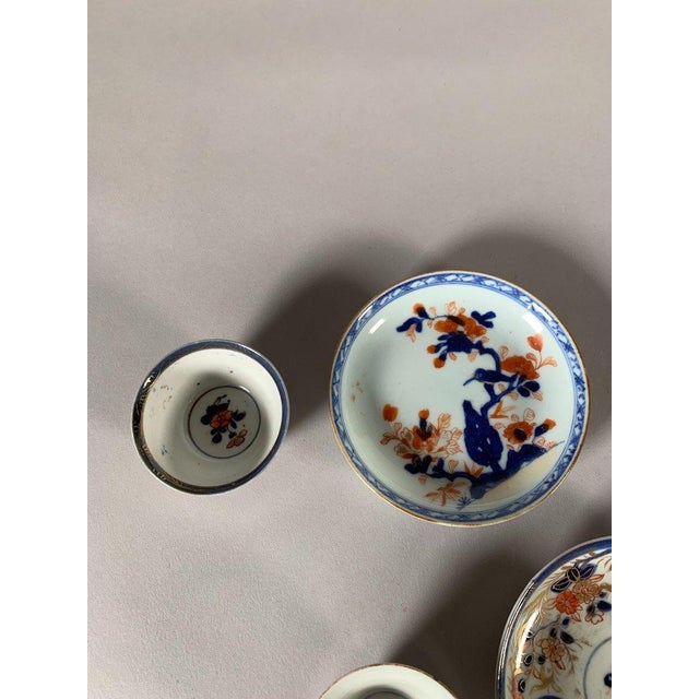White 18th Century Porcelain Tea Cups Qianlong Period, Imari - 8 pcs For Sale - Image 8 of 12