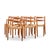 Mid-Century Modern Niels Møller Models 84 and 67 Mid Century Danish Teak and Rope Dining Chairs - Set of 6 For Sale - Image 3 of 18