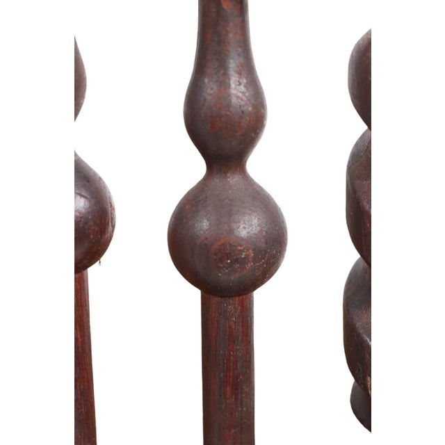 Victorian Victorian Stick and Ball Twist Frame Platform Rocking Chair For Sale - Image 3 of 12