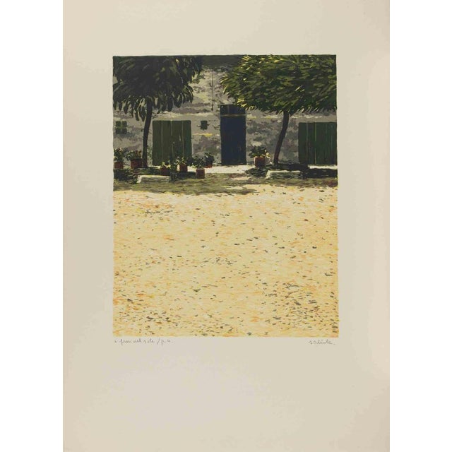 Lithograph on paper. Hand signed and titled in pencil. Artist Proof. Very good condition. This piece is attributed to the...