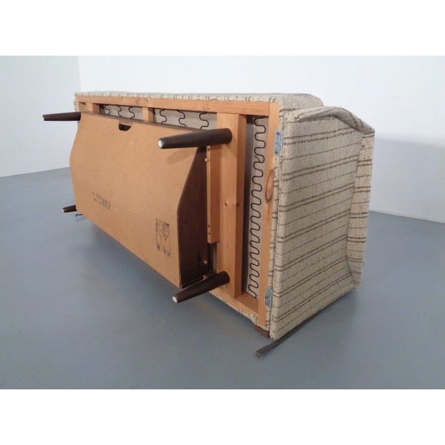 Teak and Wool Daybed, Sweden, 1950s For Sale - Image 12 of 18